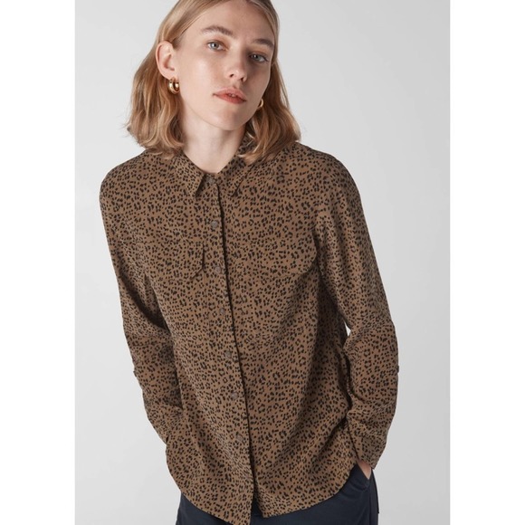 Whistles Mini Ikat Animal Shirt (size 14) - Picture 1 of 8